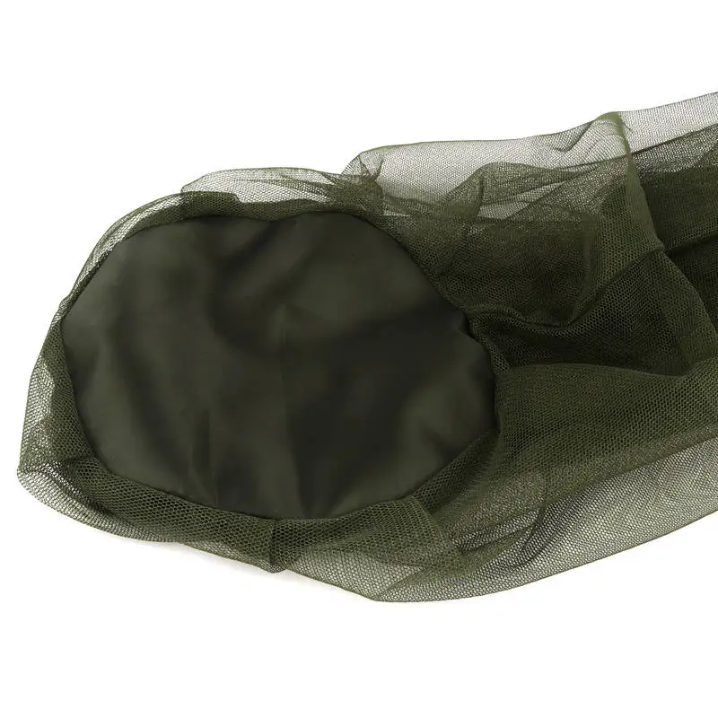 2pcs Anti-mosquito Mosquito Net Cap Insect-proof Fishing Outdoor Hiking Camping Travel Dark Green Gauze Neutral Garden | Дом и сад