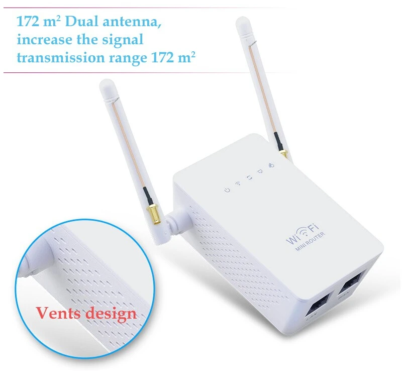 Беспроводной Wi-Fi ретранслятор 802.11N/B/G сети маршрутизатор Expander w-мфи Телевизионные
