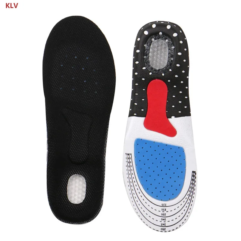 

KLV 1Pair EVA latex Foot Silicone Insoles Pads Orthotic Arch Support Shoe Pad 35-40 yards