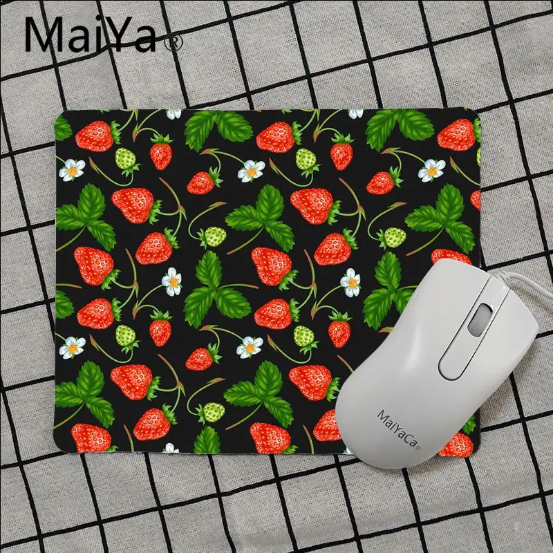 Высококачественный игровой коврик для мыши Maiya с изображением клубники Лидер