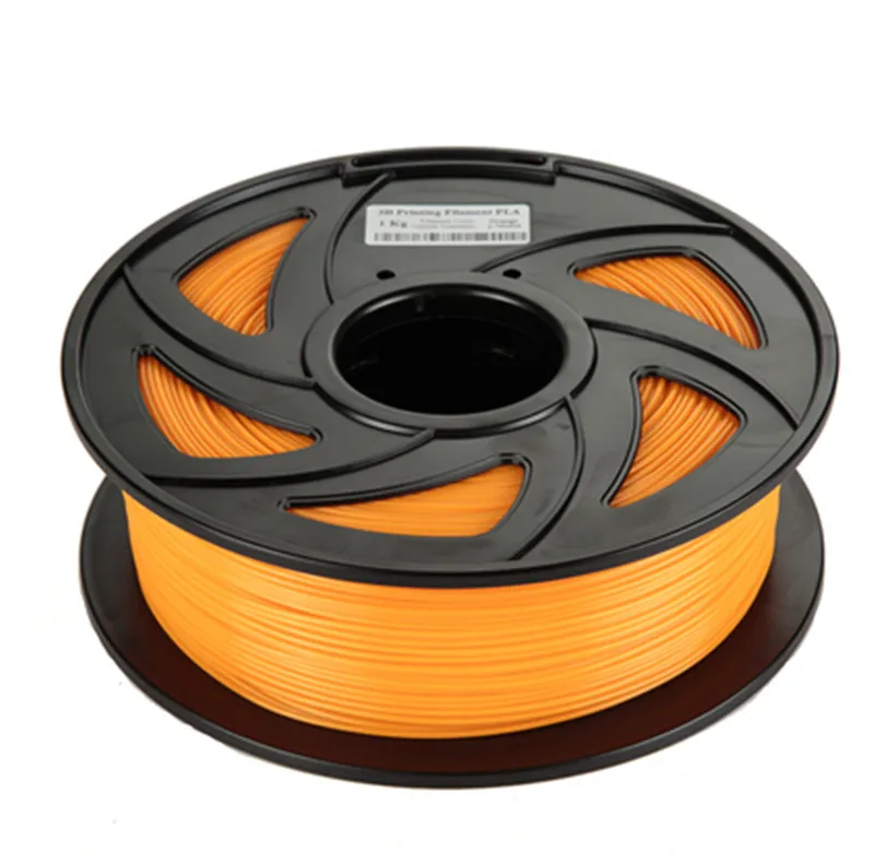 orange Pla нити 1,75 1 кг для 3D-принтеры материалы Пластик без блока мульти-Цвет Pla 1 кг-пластиковым наполнителем, поставщиков Pla-22 - Цвет: orange