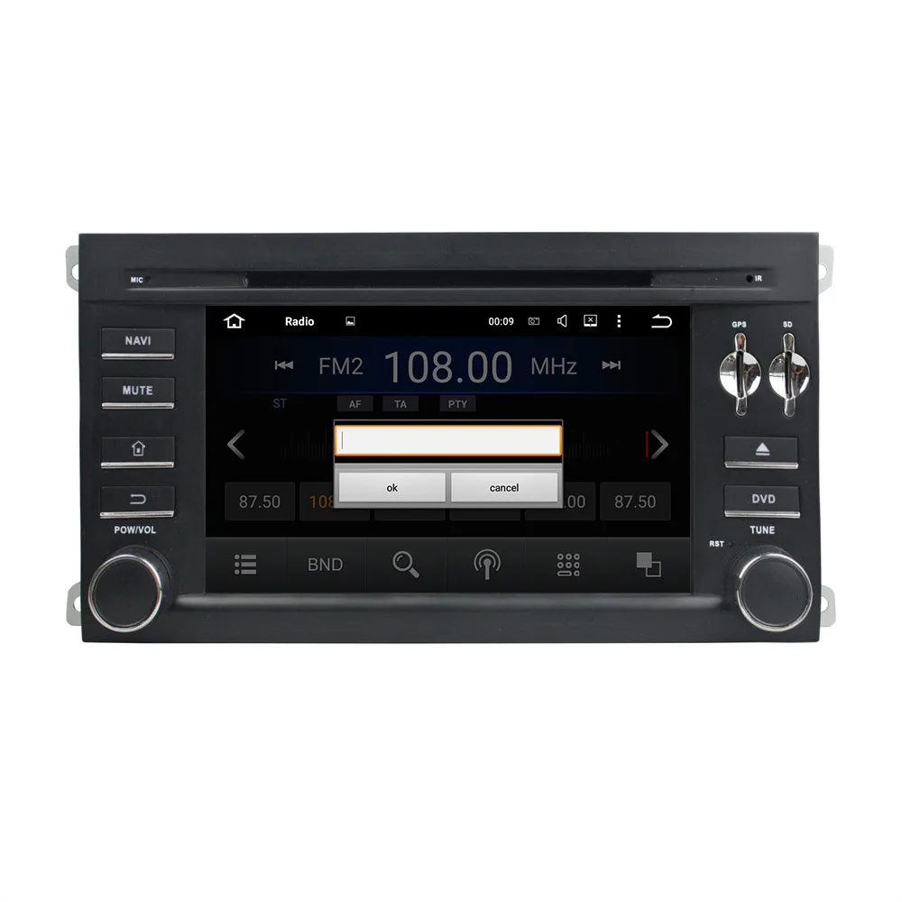 Android 8.1.0 автомобильный мультимедийный плеер gps Navi для PORSCHE Cayenne 2006 2010 автомобиля