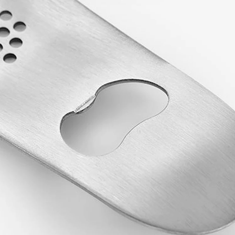 Нержавеющая сталь изогнутый ручной пресс для чеснока тип лодки два в одном