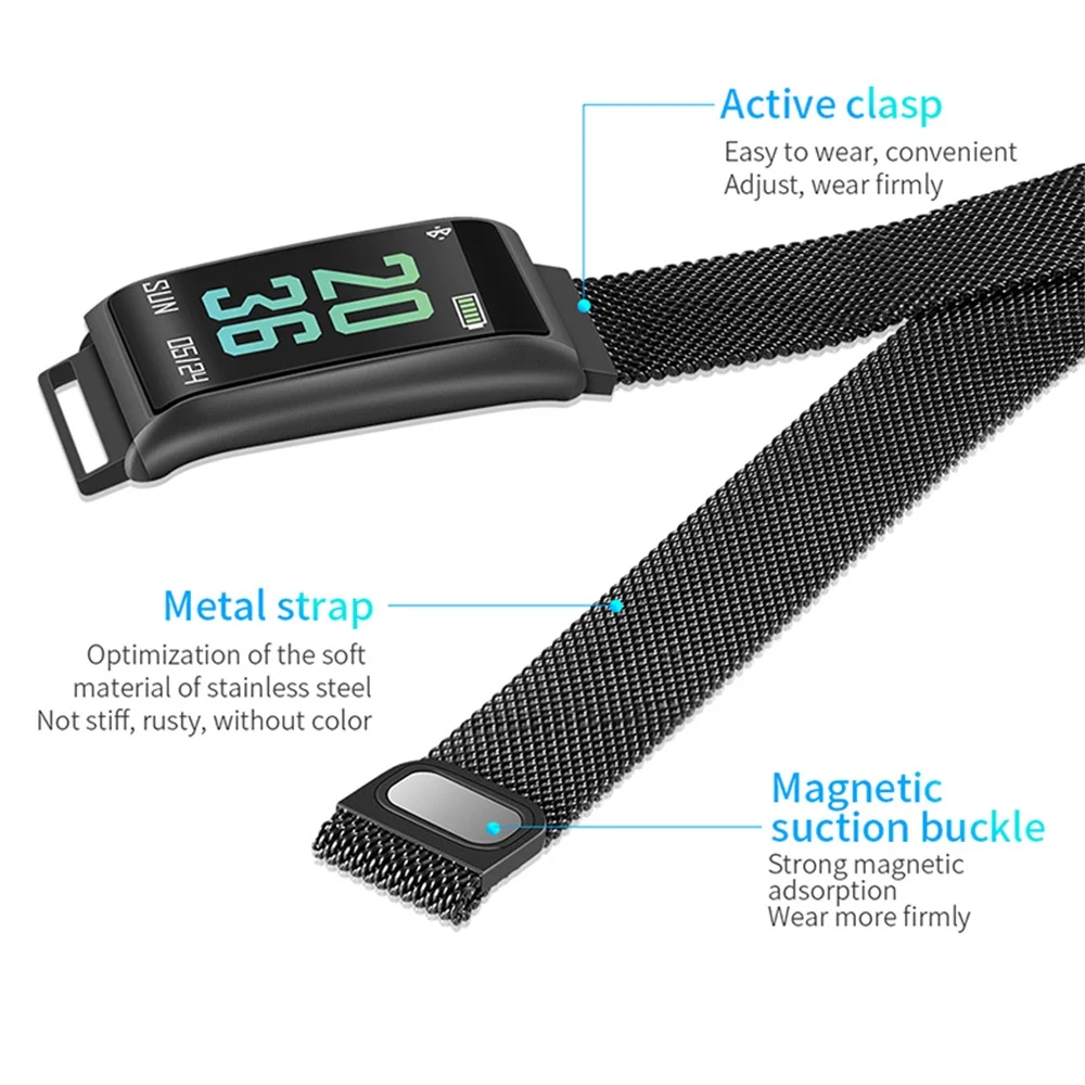 696 Smart R02 браслет Sleep Monitor Фитнес трекер сердечного ритма умный Браслет крови