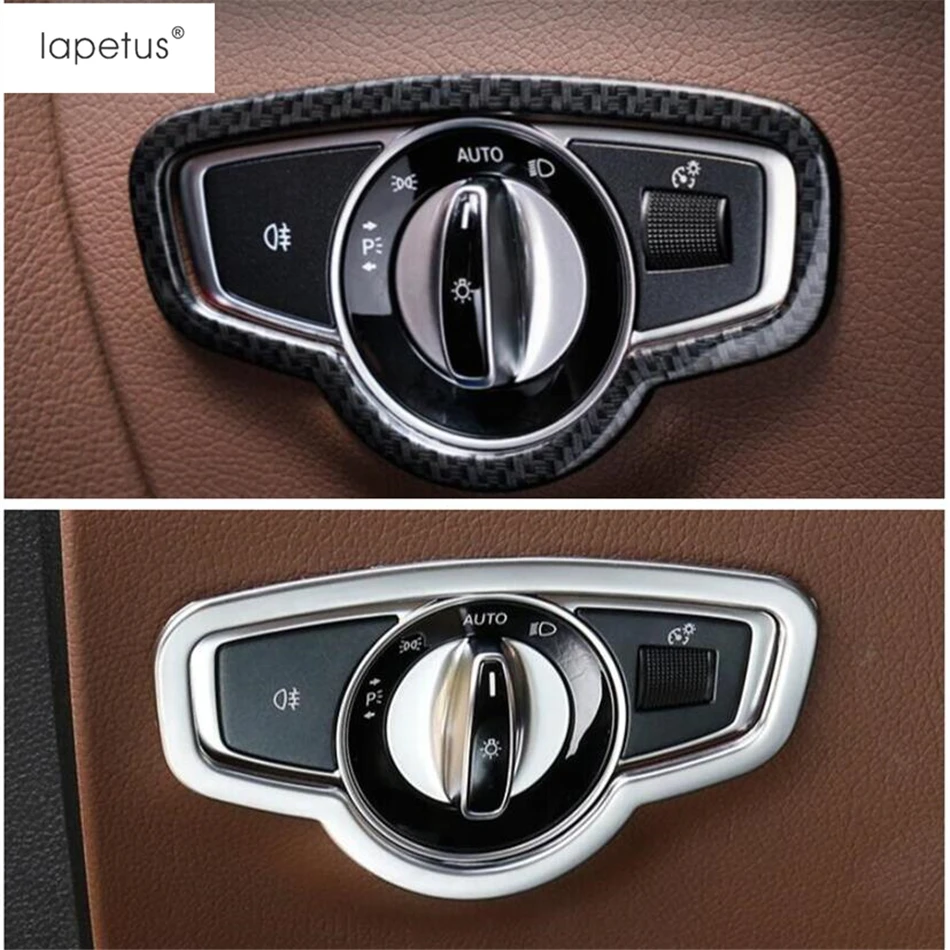 Аксессуары Lapetus подходят для Mercedes Benz E-Class E Class W213- насадка из АБС-пластика кнопка переключения лампы рельефная Накладка для отделки