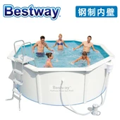 56462 Bestway 549*122 см круглая рама бассейн набор(фильтр, лестница, ткань для заземления, крышка) 56113 18*4 фута толщиной над заземлением бассейн