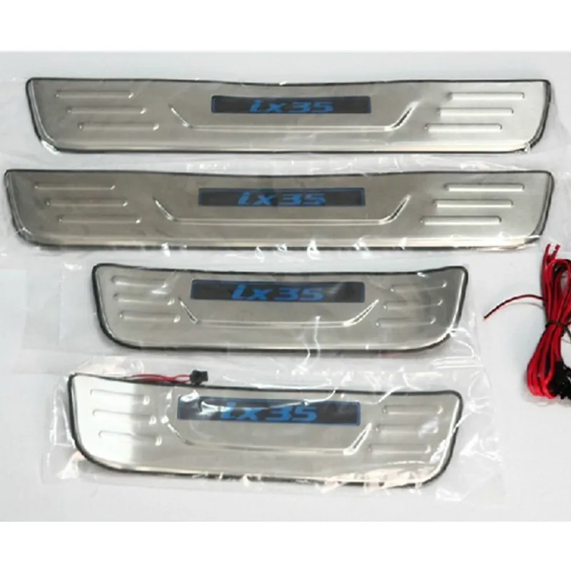 Для Hyundai ix35 2010 2012 с сисветодиодный светильник кой Высококачественная накладка