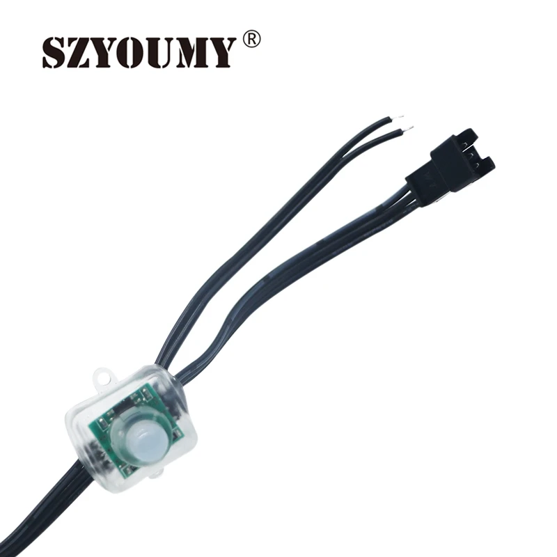 SZYOUMY квадратный тип DC12V 5В 12 мм WS2811 Светодиодный пиксельный узел светильник
