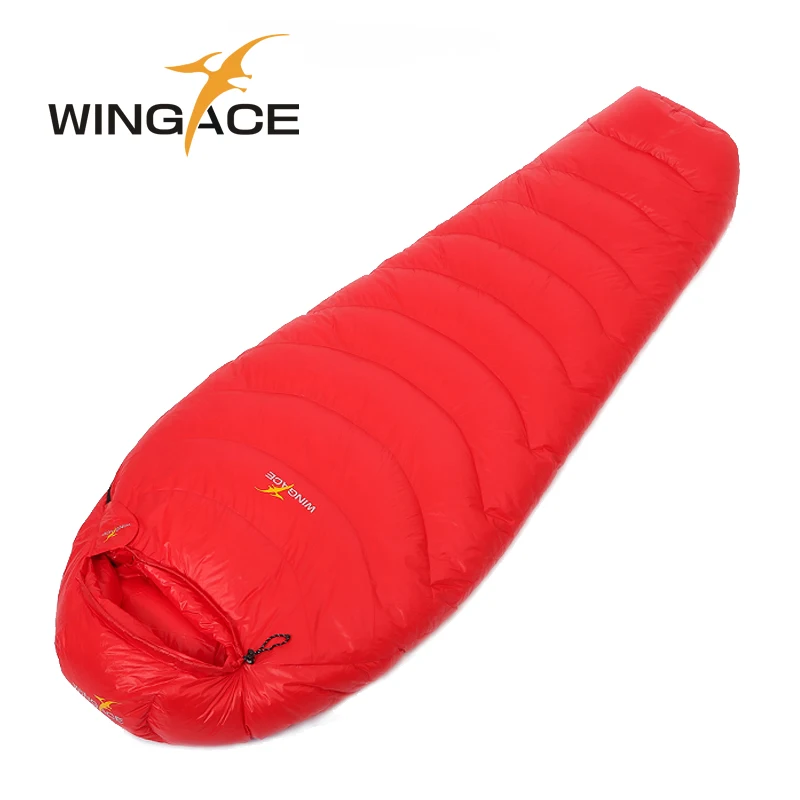 WINGACE заполнить 400 г 600 800 гусиный пух спальный мешок Мумия Сверхлегкий hike uyku tulumu
