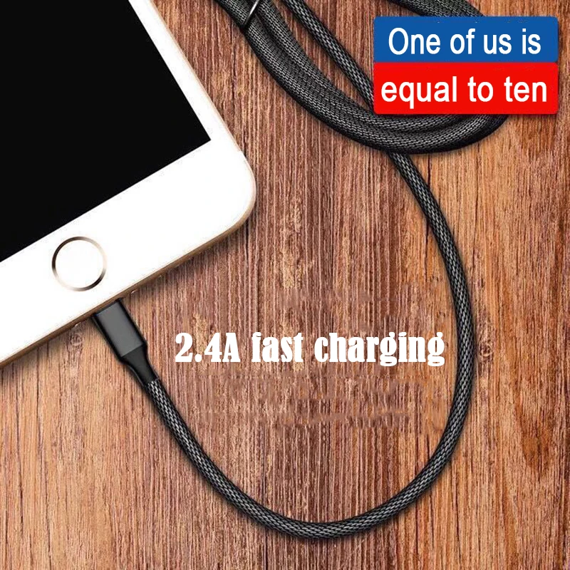 Микро USB кабель 2.4A быстрой зарядки зарядное устройство через Micro для samsung S7 Xiaomi Redmi
