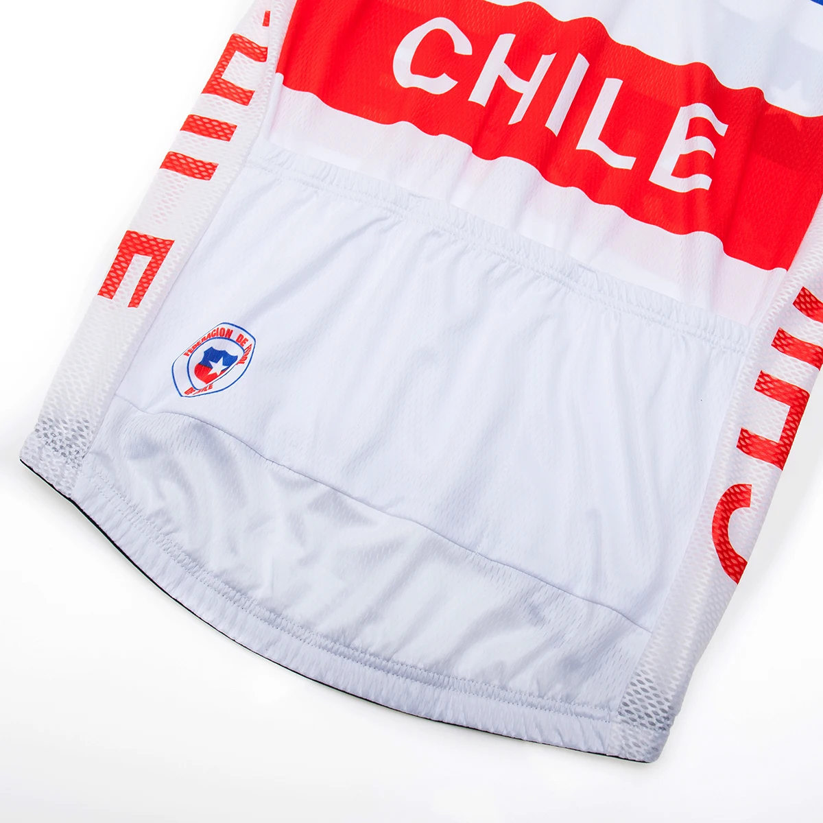 Женский спортивный костюм для велоспорта Pro CHILE Team Белый комплект одежды одежда