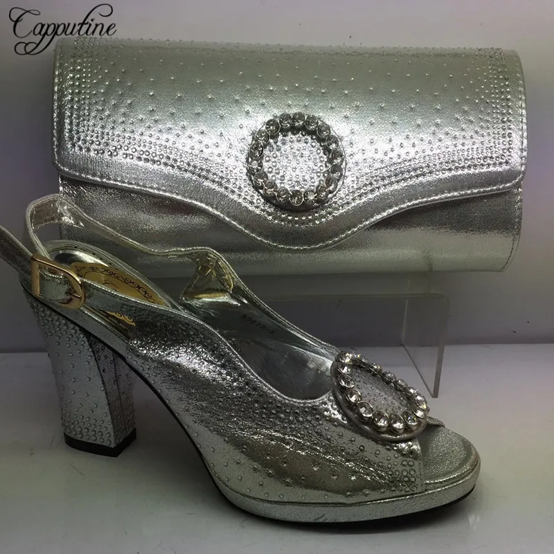 Capputine/ г., итальянский комплект из туфель и сумочки, летние женские туфли-лодочки в африканском стиле, вечерние туфли и сумочка BL285C