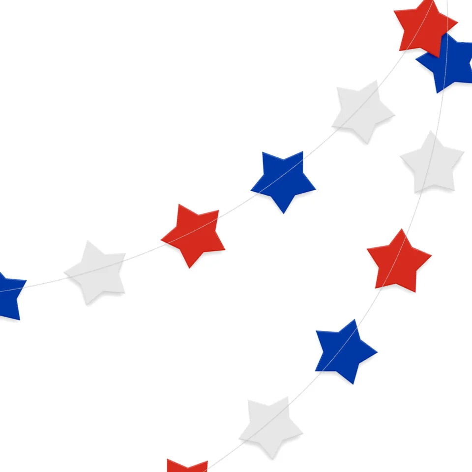 Nicro День Независимости Россия день бумаги синий белый красный звезда круглая гирлянда домашний декор DIY вечерние Декор# PG41