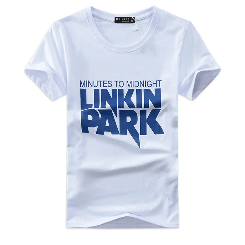 Мужская модная футболка с принтом Linkin park повседневные хлопковые Забавные топы в
