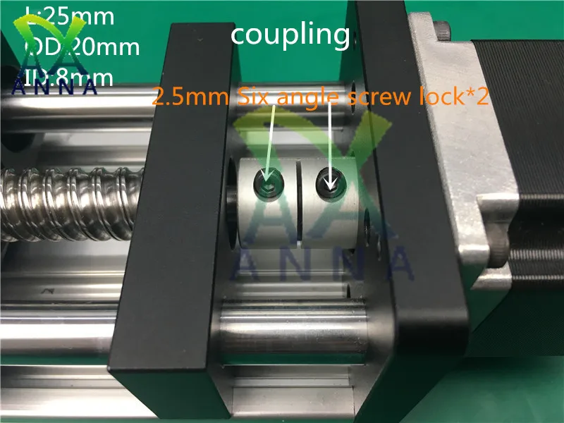 High Precision GGP 400MM Ball Screw 1204 1605 1610 Slide Rail Linear Guide Moving Table+1Pc Nema 23 motor 57 Stepper Motor | Обустройство