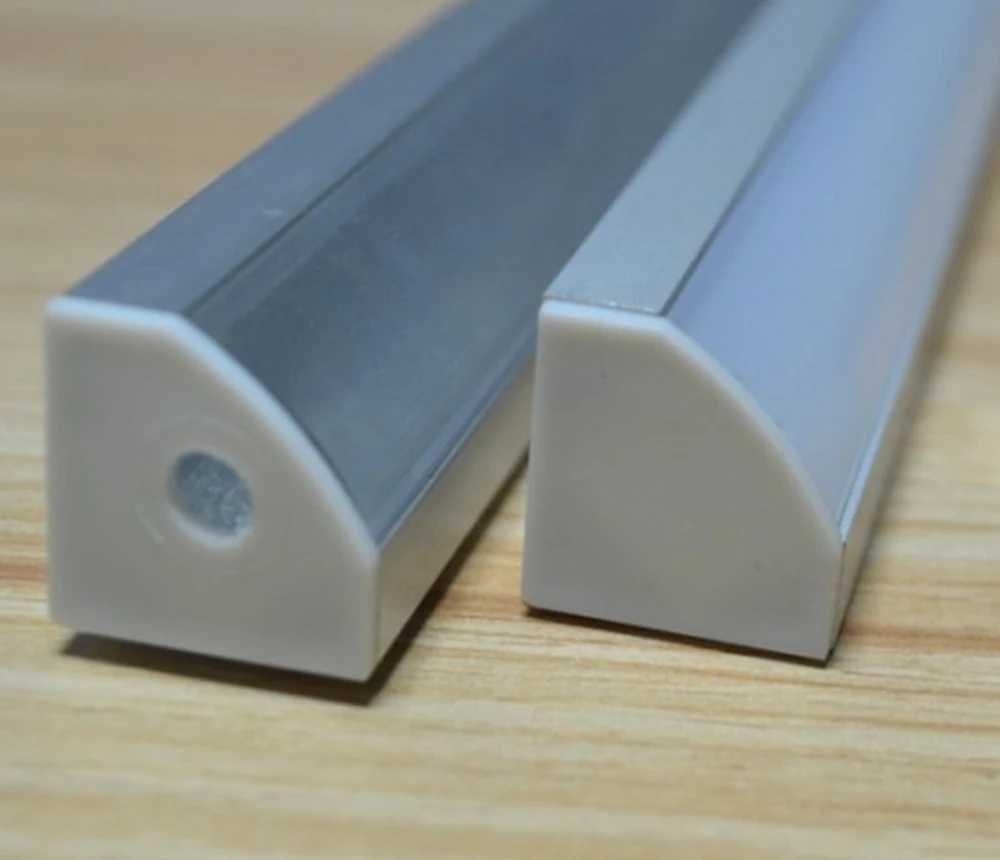 

3-10pcs/lot ,0.5m led aluminium profile for 12mm PCB board led corner channel for 5050/5630/5730 strip led bar light