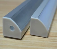3 10pcslot 0 5m led aluminium profile for 12mm pcb board led corner channel for 505056305730 strip led bar light