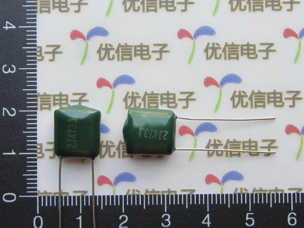 100 шт./лот высококачественный конденсатор из полиэстера DIP 630V 0 047 UF 47NF 2J473J