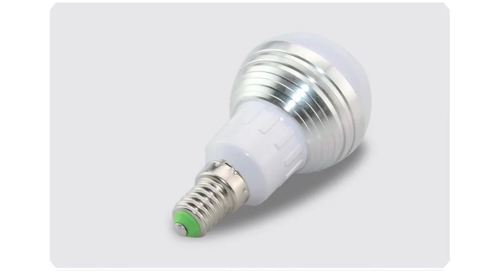 E14 E27 светодиодная лампа прожектор 3 Вт 85- 265 В 110 В 220 В разноцветная RGB лампочка хрустальная люстра Lustre Lanterna светодиоды+ 24 кнопок пульта дистанционного управления