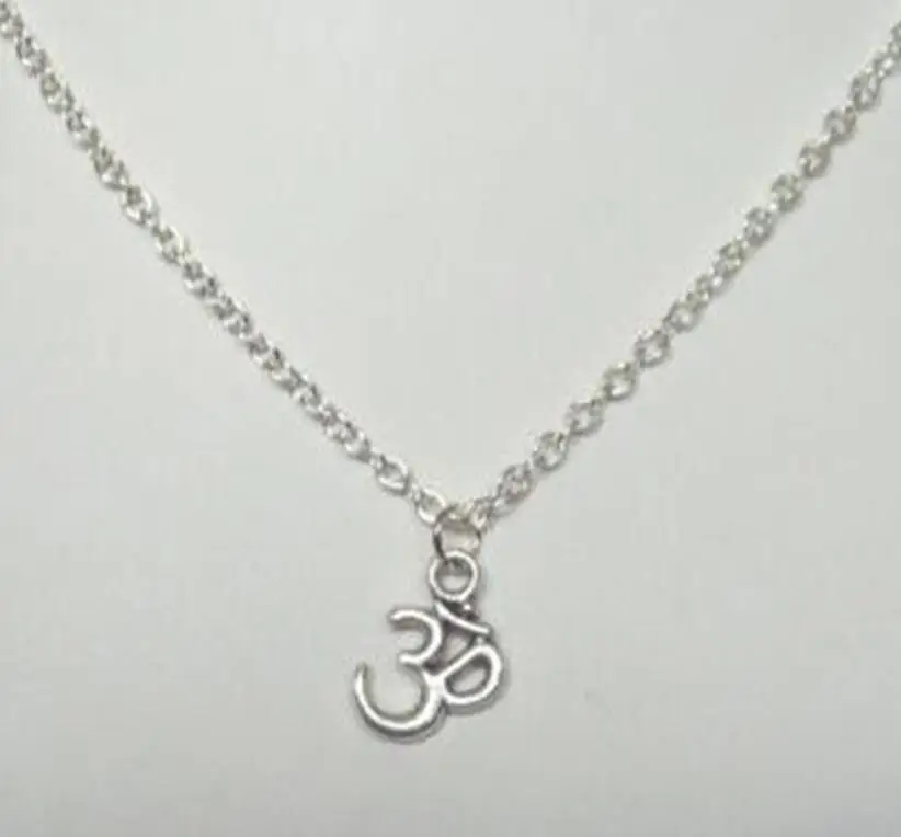 Быстрая Доставка Модные маленькие очаровательные ожерелья Aum Om ожерелье Hinduism Yoga