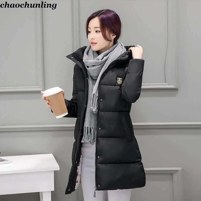 2019 новый зимний пуховик со шляпой Корейская женская мода женские теплые куртки 7