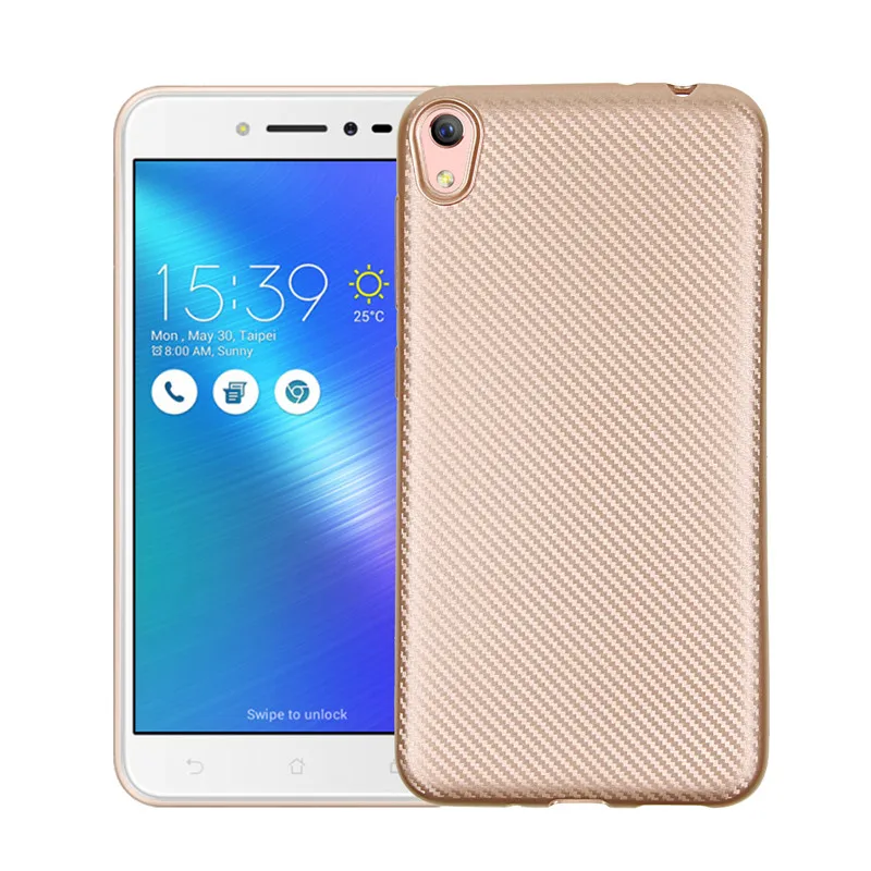 Чехол wolfrole для Asus ZenFone Live ZB501KL роскошный мягкий матовый чехол из углеродного