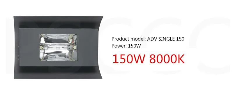 ADV-150 8000K 150 W 6500 K 8000 K 10000 K 15000 K 20000 K HQI аквариум металлический галогенный светильник, аквариум металлический галогенный подвесной светильник - Цвет: ADV-150 8000K