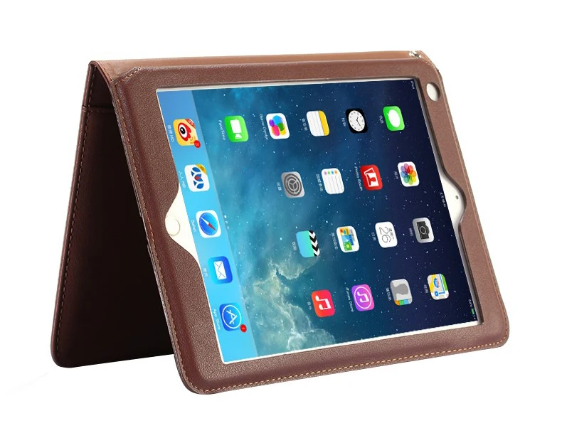 Ручной кожаный чехол с ремешком на руку для iPad mini1 2 3 7,9 дюймов, бизнес Складная подставка для карт, смарт-чехол для iPad mini1 mini2 mini3