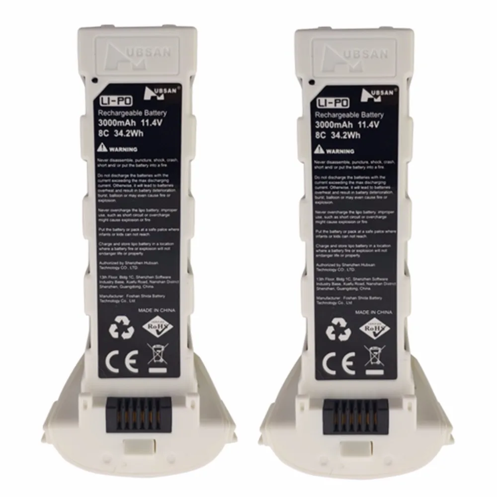 2 шт 11 4 V 3000mah литиевая батарея для Hubsan H117S Zino бесщеточный воздушный камера