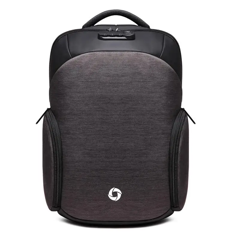 Рюкзак ozuko, водонепроницаемый, мужской, Mochila, внешний, USB, зарядка, 15,6 дюймов, рюкзак для ноутбука, школьный, Повседневный, школьный, анти-вор, рюкзак - Цвет: Темно-серый