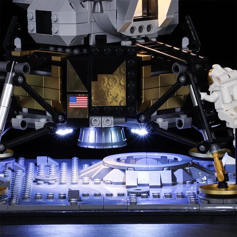 Vonado Light DIY серия для Lego 10266 Apollo 11 Moon посадочный ящик светодиодный комплект