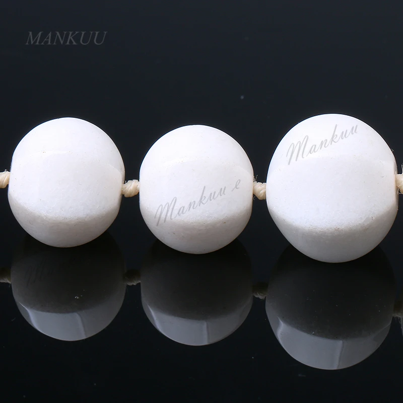 XYCAGB030 1 Strand White Jasp er Beads Handmade Faceted Abacus DIY Jewelry Finding Semi-precious Stone 8*20mm | Украшения и