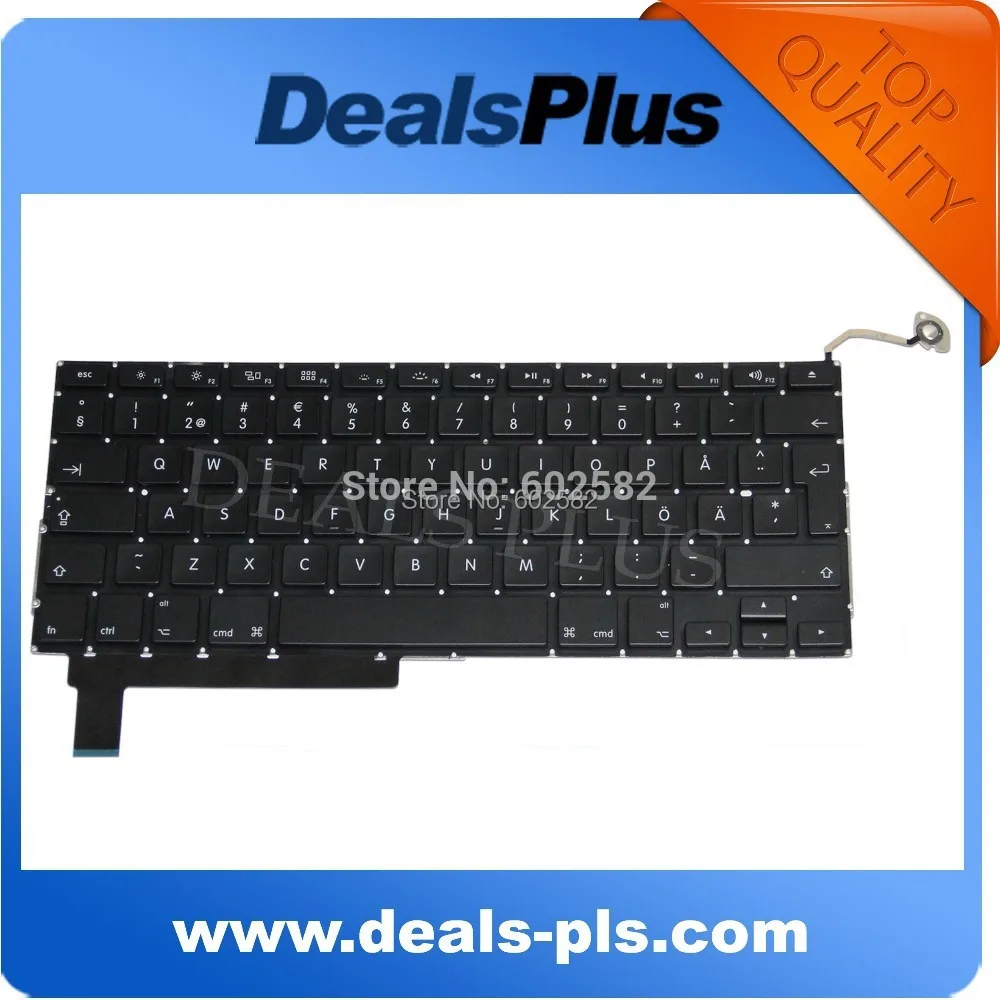 

NEW Sweden Swedish Keyboard For Macbook Pro A1286 2009 2010 2011 2012 YEAR