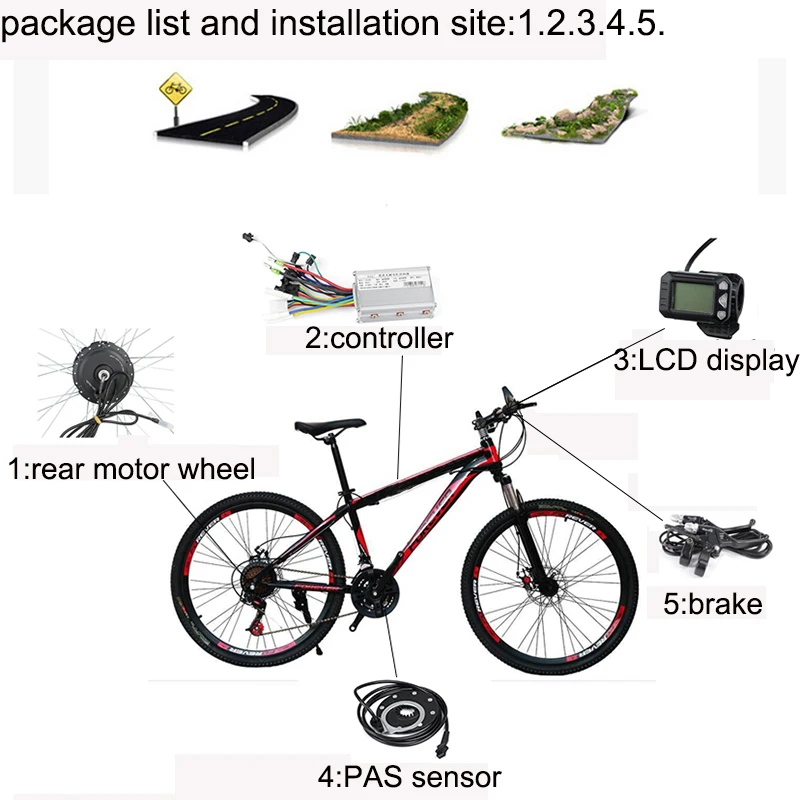 БКЭПТ Электрический Bycicle двигатель для велосипеда 36 V 250 W 16 дюймов 20 дюймов 29 дюймов колесные тачки, колеса задний мотор колесный винт Gotway