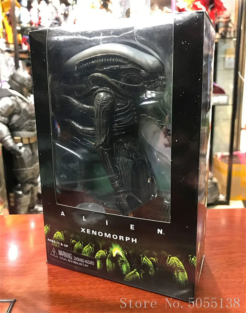 20 см иностранцев Xenomorph Чужой Классический 1979 большой глава ко NECA ЖК монитор