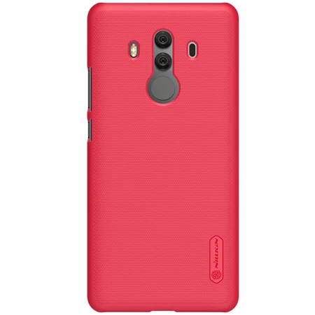 Чехол NILLKIN для huawei mate 10 Pro, суперматовый чехол, жесткая матовая задняя крышка для huawei mate 10 Pro, розничная посылка - Цвет: Красный