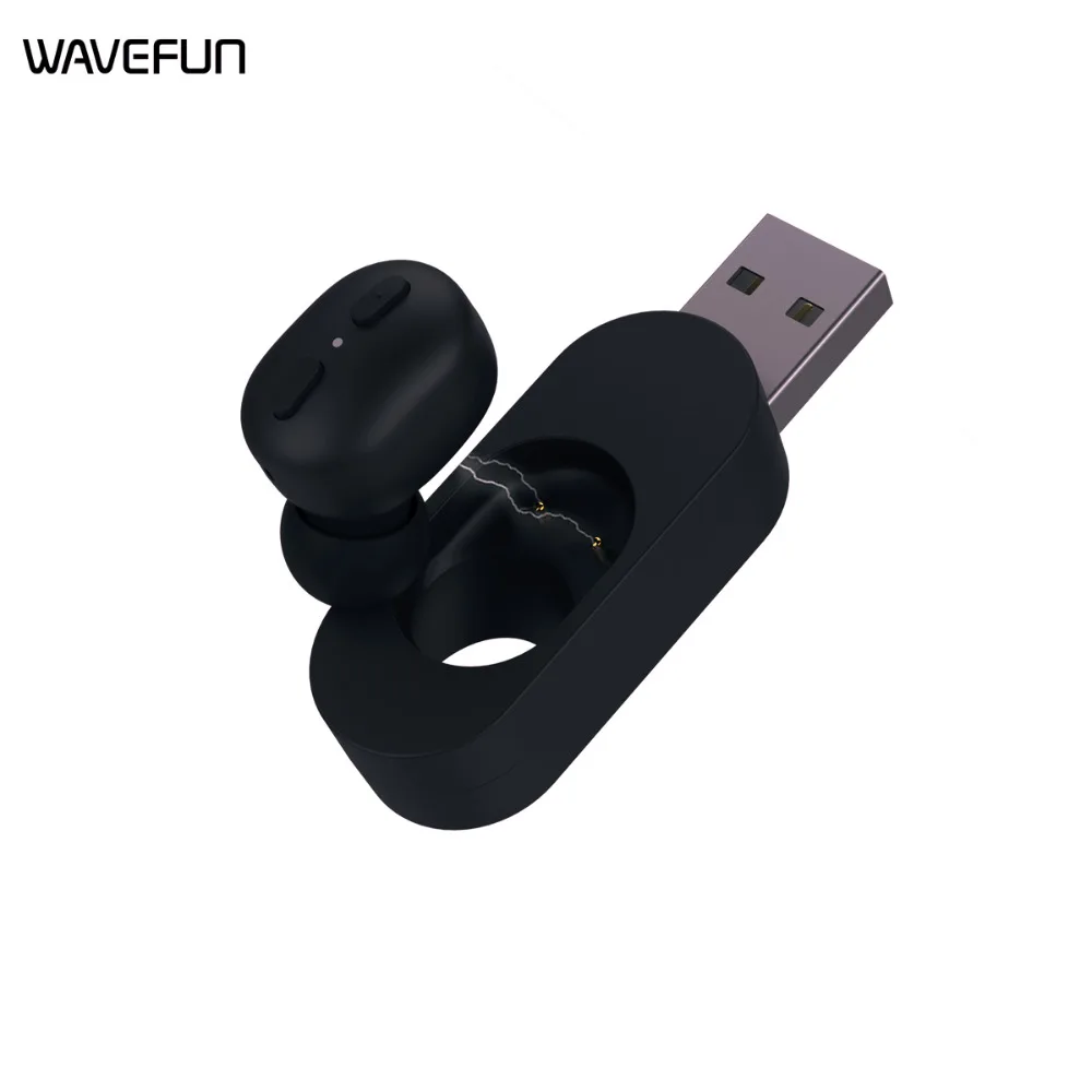 Wavefun микро Bluetooth 5 0 мини наушники невидимые Siri активированные одиночные
