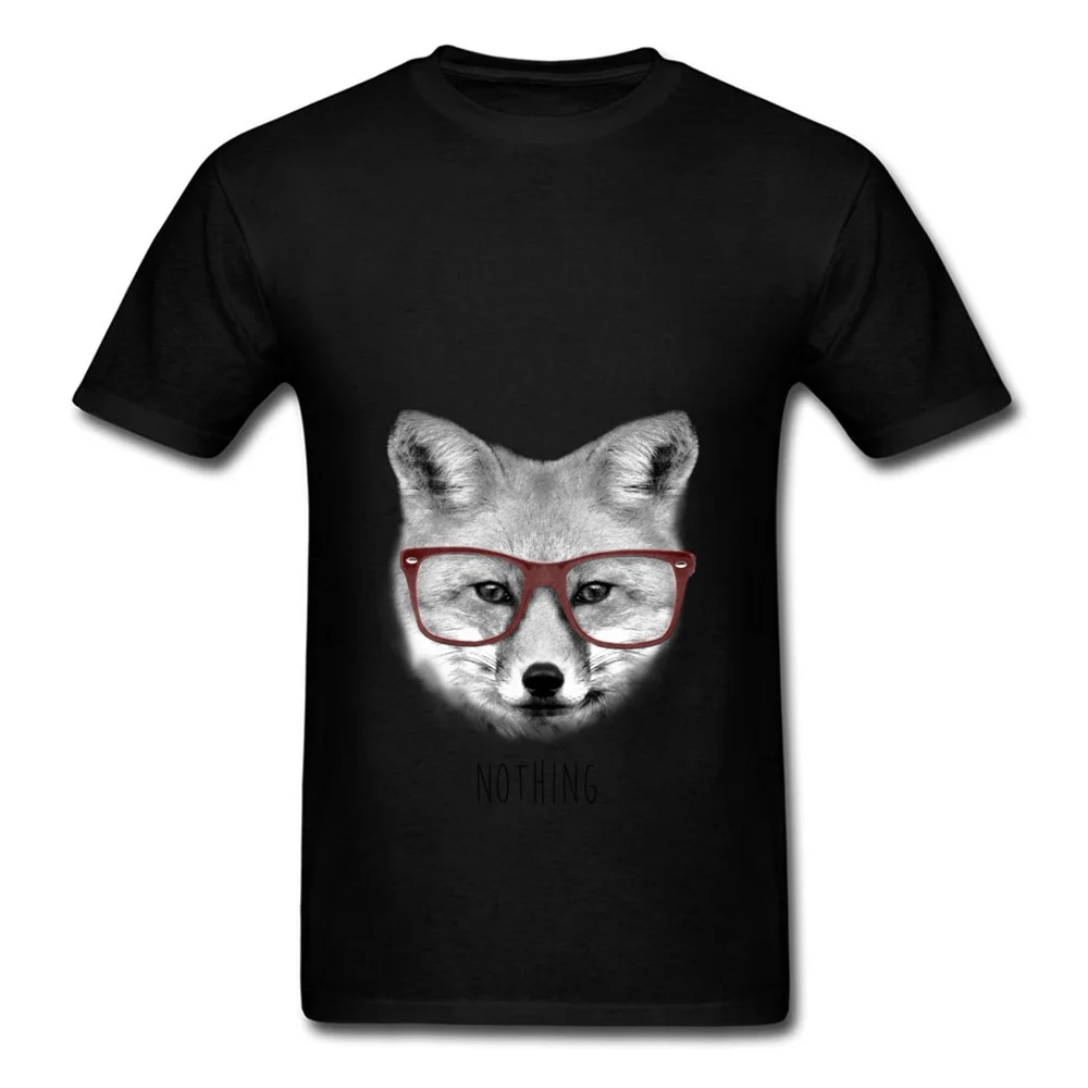 Faddish What does the fox say/футболка с короткими рукавами Сезон лето осень Топы круглым