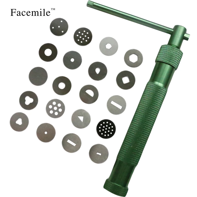 Экструдер для сахарной пасты глиняного пистолета Скульптурное украшение торта 20