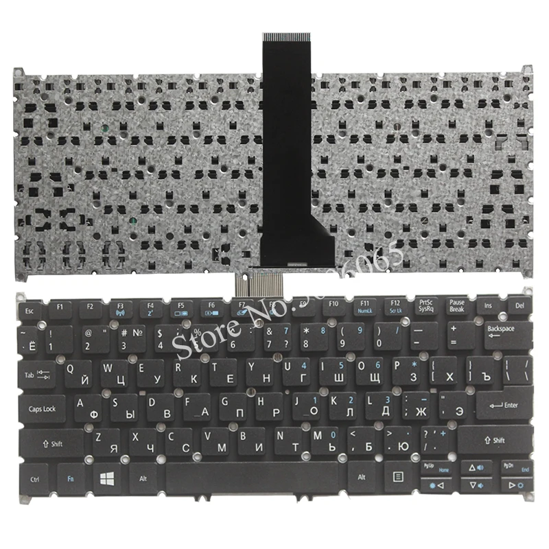 Русская клавиатура для ноутбука Acer Aspire V3 371 V5 122 122P 132 132P V13 E11 E3 112 111 RU Клавиатура без
