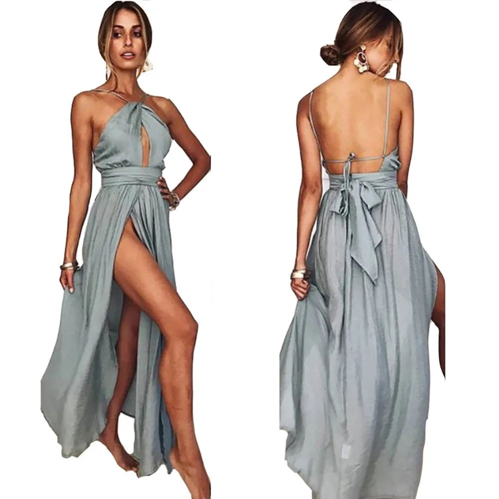 Пикантные женские многостороннего Wrap Кабриолет Boho Макси Club красное платье бинты