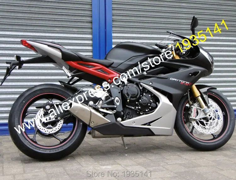 Тюнинг пакет для Triumph Daytona 675 2013 2016 Запчасти Daytona675 13 14 15 16 лет Черный серый цвет