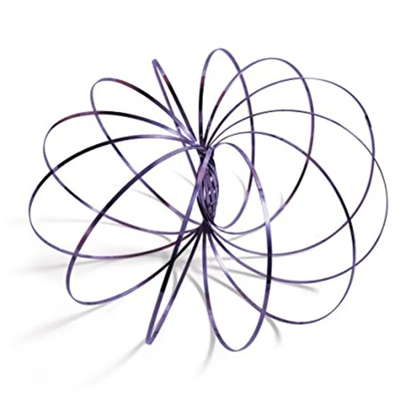 2018 удивительное красочное кольцо радужного потока игрушки кинетическая