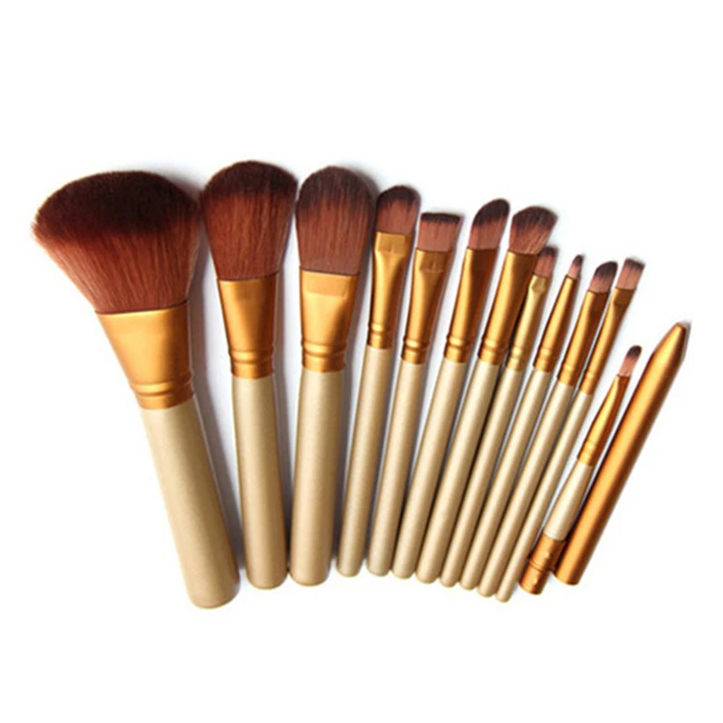 12 шт. набор кистей для макияжа фирменная кисть инструменты | Красота и здоровье