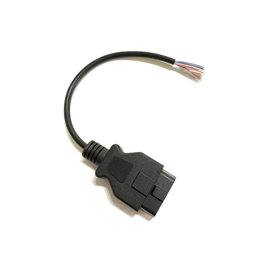 10 шт. OBD OBD2 16Pin штекер разъема для открытия удлинительного кабеля OBDII 16 Pin Лучший