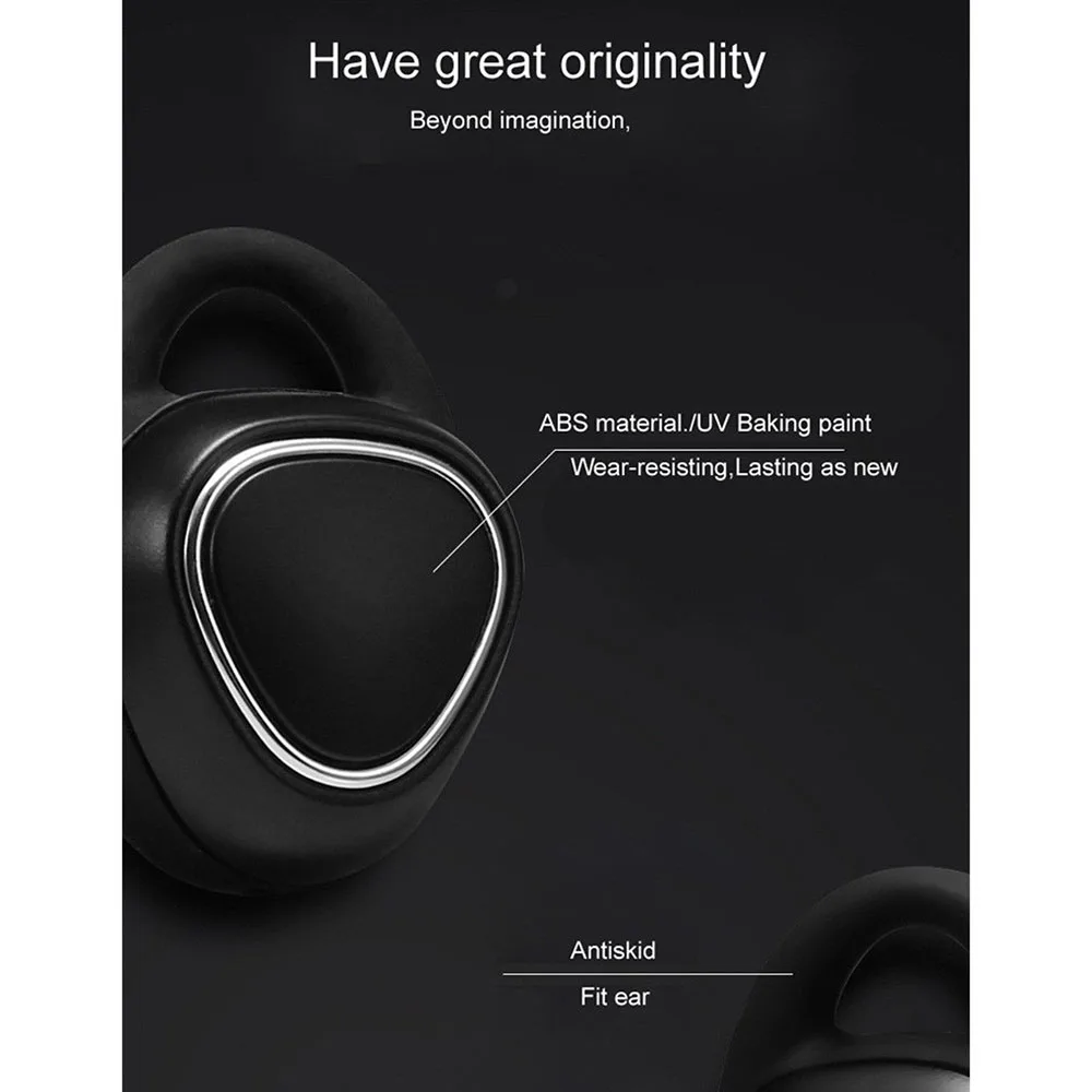 Оригинальные вакуумные наушники с двумя ушками, беспроводные Bluetooth для samsung gear iConX, SM-R150, без шнура, спортивные мини-скрытый наушник