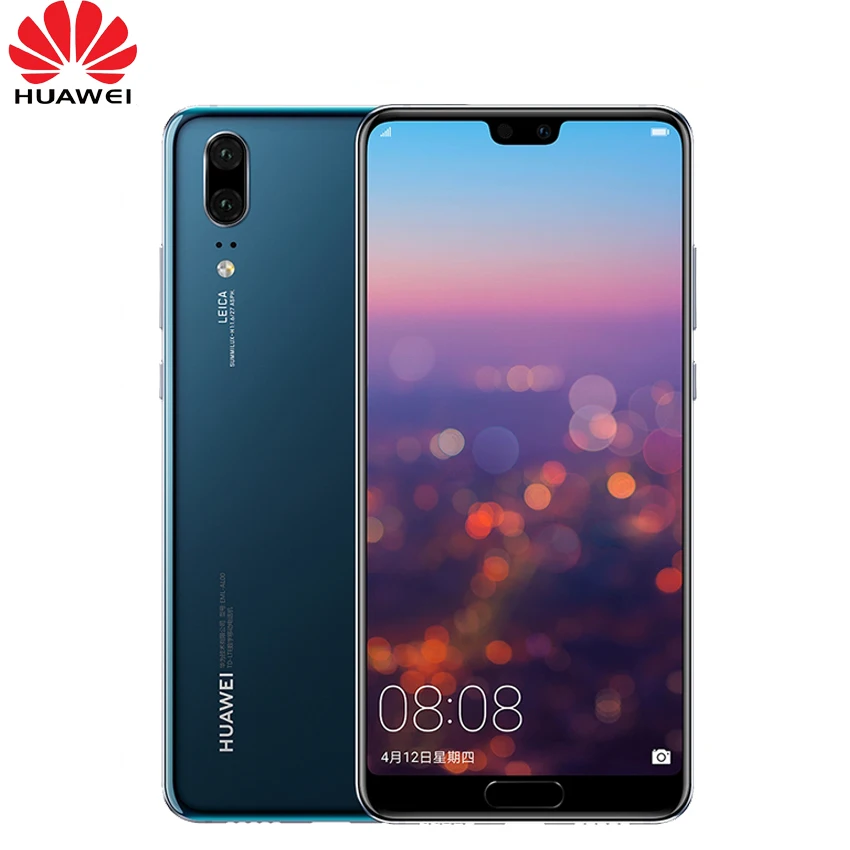 В наличии huawei P20 полный LTE Band AI смартфон двойной сзади камера 5 8 дюймов вид экран