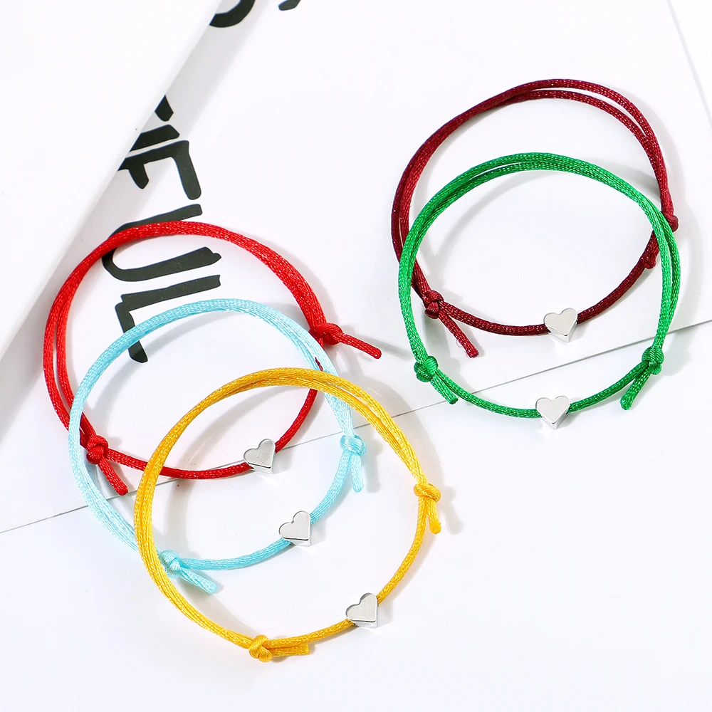 Новый Модный Красочный ножной браслет на цепочке в форме сердца для женщин