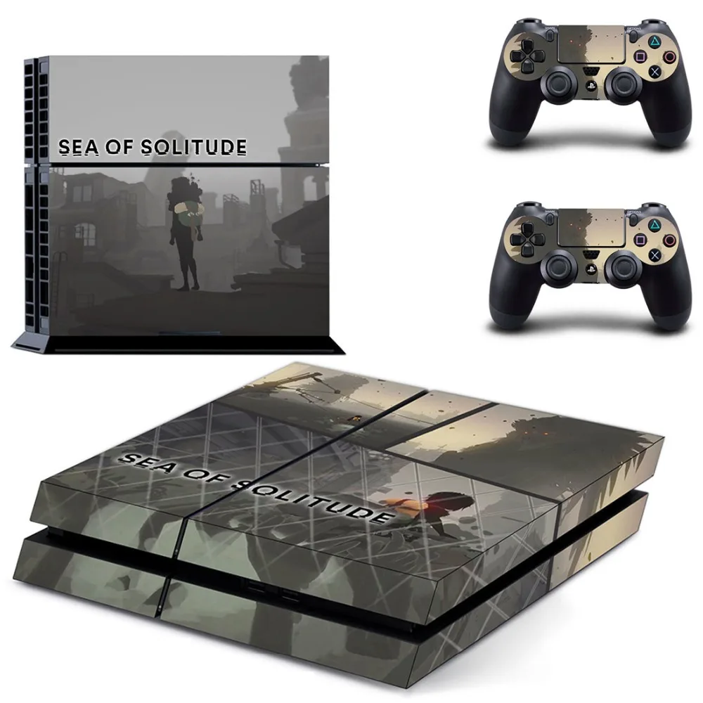 Море одиночество PS4 переводная картинка наклейка для Sony PlayStation 4 консоли и 2