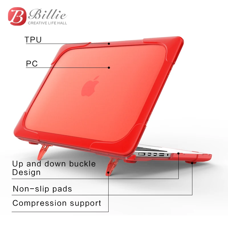 Для Macbook Pro13 &quotA1502 Новый противоударный Внешний чехол Складная подставка для Apple